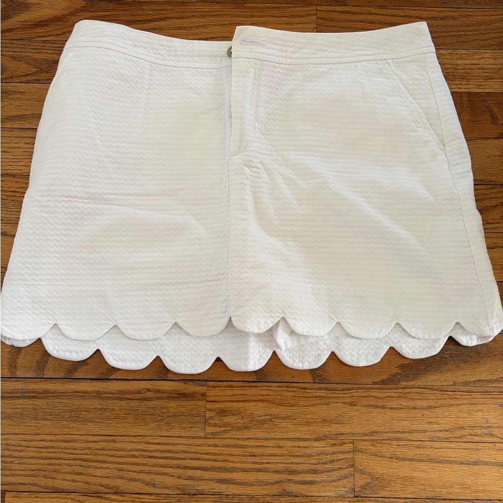 Lilly Pulitzer White Colette Skort size 10